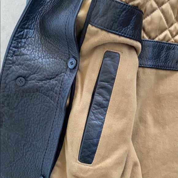 Andrew Marc lined leather coat - Picture 4 of 8